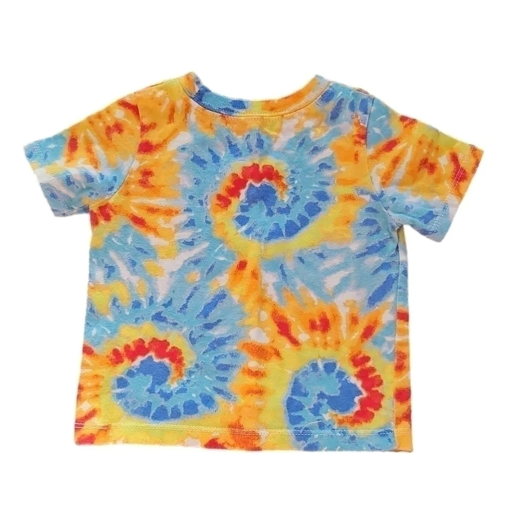5/$25 Tie-dye short sleeve shirt size 6-9 months